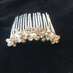 Silver and Crystal hair clip by Soho Style